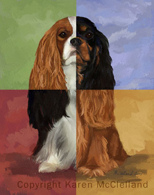 The Musketeer limited edition Cavalier King Charles print